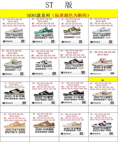 【 NEW VT Batch】【8-17】【DUNK Stcok】 尺码库存预览 / Stock size preview